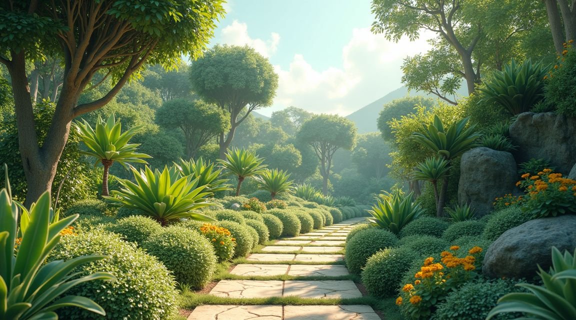 jardim de suculentas - Ilustração detalhada sobre jardim de suculentas